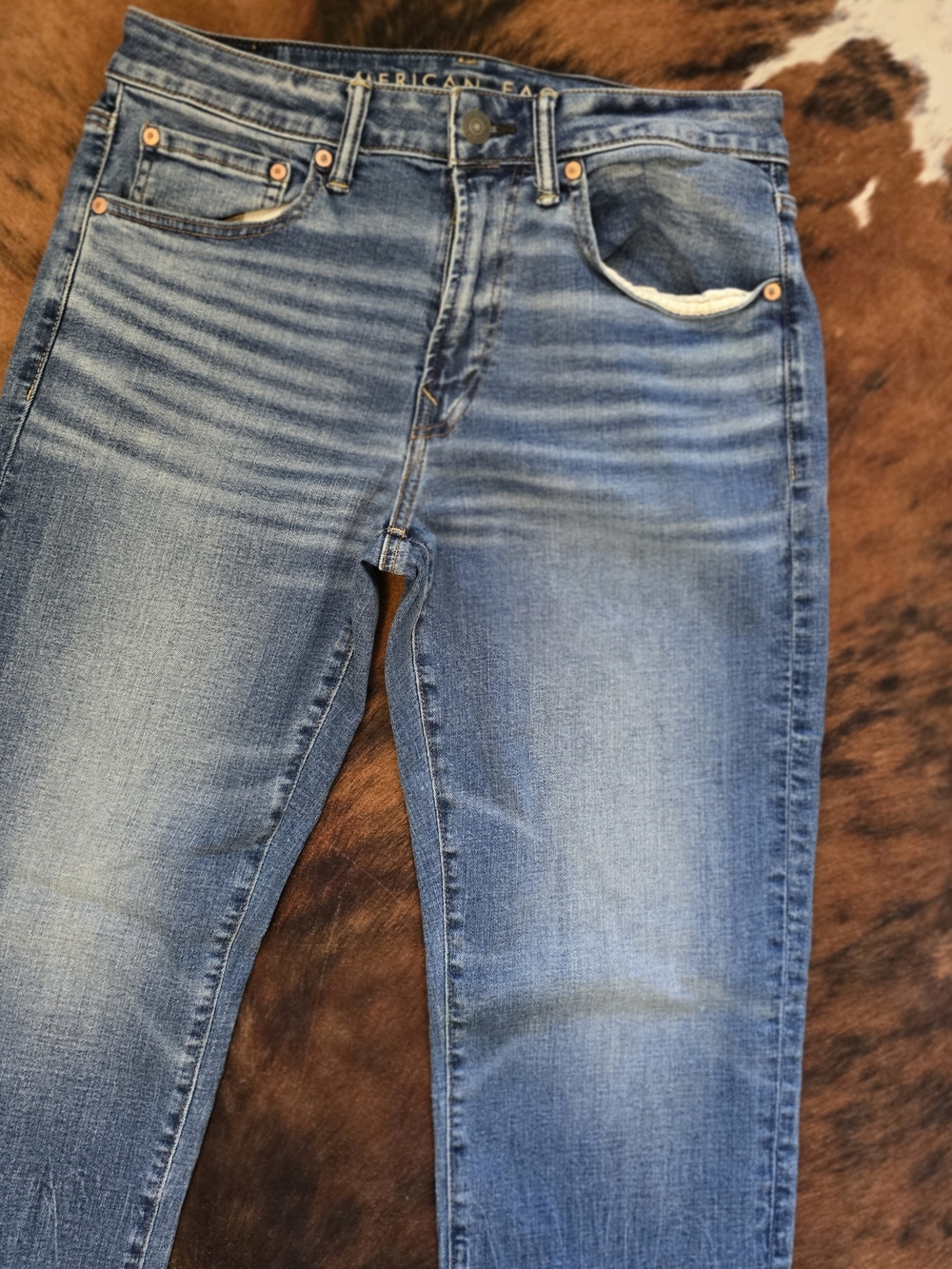 American Eagle mens j airflex Athletic straight leg jeans 31x32 - Picture 3 of 11